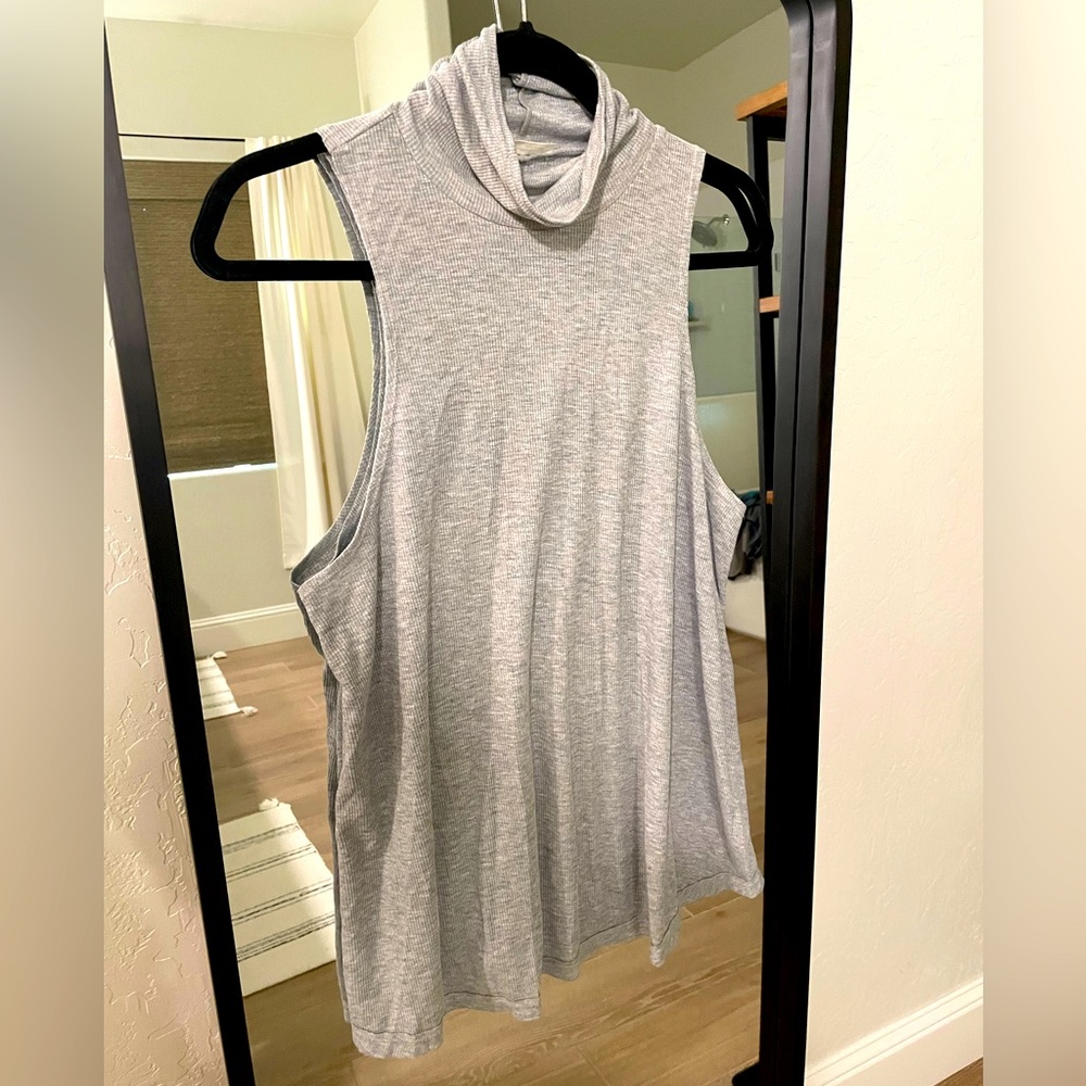 Gray Free People Tank